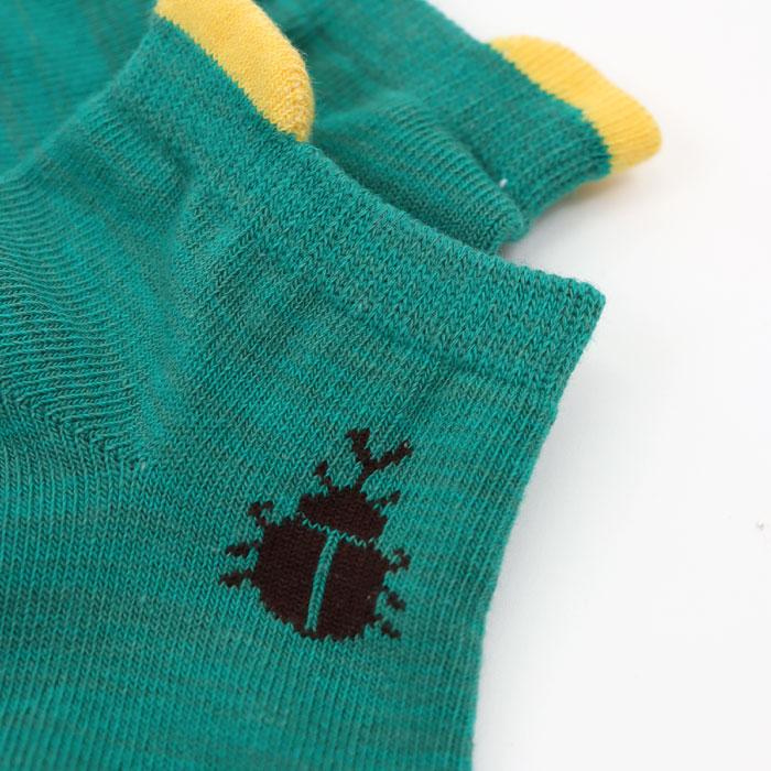 stample スタンプル 昆虫ワンポイント園児アンクル ソックス  3足組 73132キッズ 靴下 | stample | 10