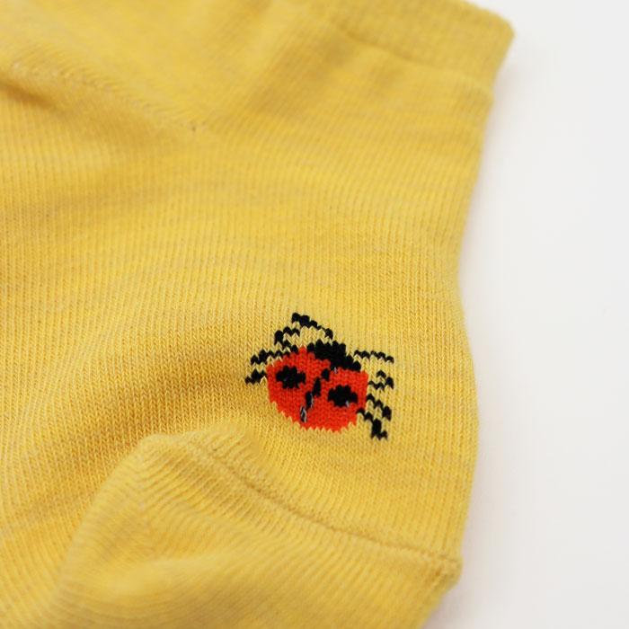 stample スタンプル 昆虫ワンポイント園児アンクル ソックス  3足組 73132キッズ 靴下 | stample | 09