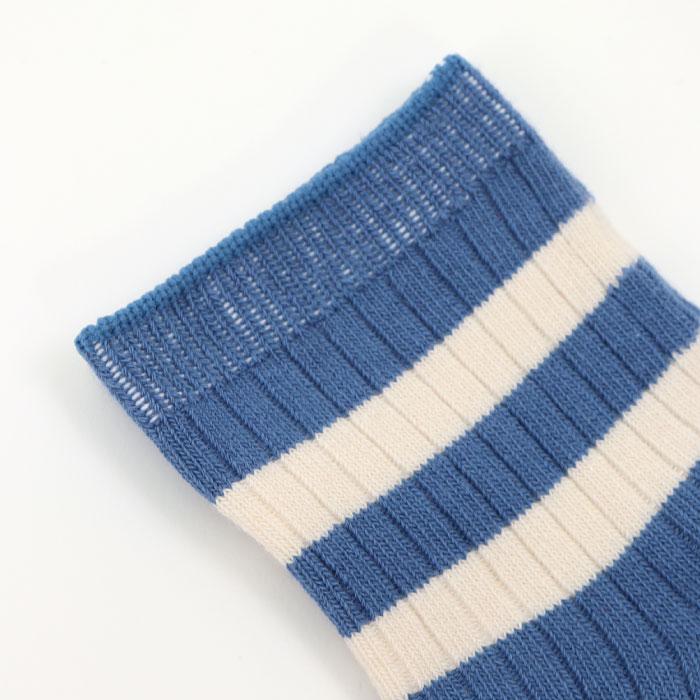 stample スタンプル 73133 ホワイトライン ショートソックス 3足組   滑り止め 靴下 ライン リブ 2025 春 夏 | stample | 16