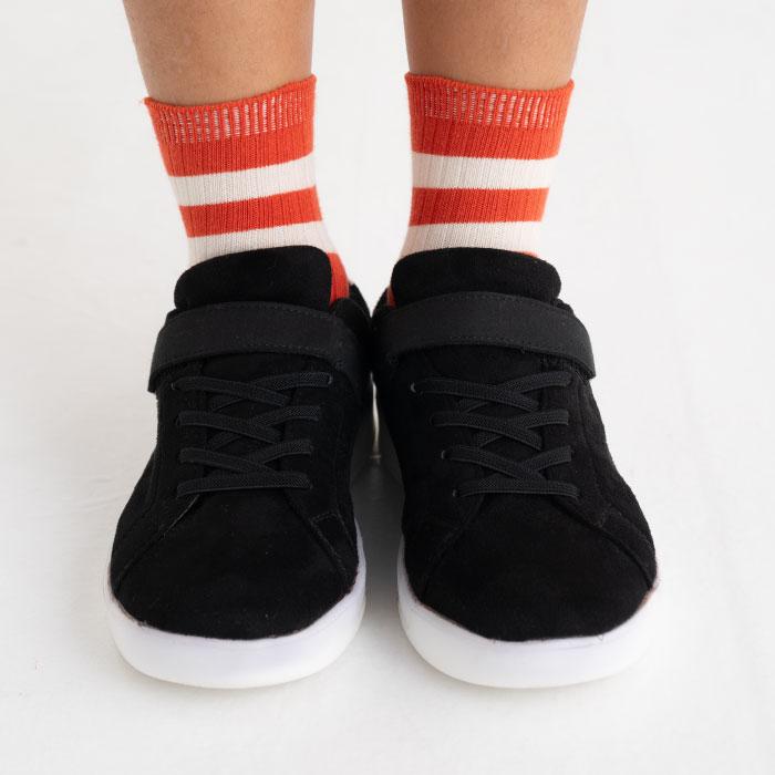 stample スタンプル 73133 ホワイトライン ショートソックス 3足組   滑り止め 靴下 ライン リブ 2025 春 夏 | stample | 12