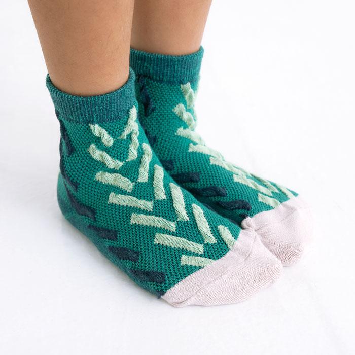 stample  ビッグアローメッシュショートソックス 3足組   滑り止め 靴下 73139 キッズ 子供 かわいい おしゃれ | stample | 05