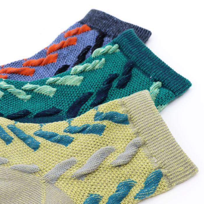 stample  ビッグアローメッシュショートソックス 3足組   滑り止め 靴下 73139 キッズ 子供 かわいい おしゃれ | stample | 06