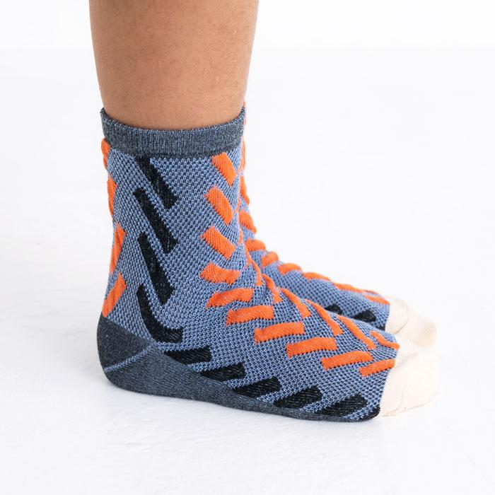 stample  ビッグアローメッシュショートソックス 3足組   滑り止め 靴下 73139 キッズ 子供 かわいい おしゃれ | stample | 09