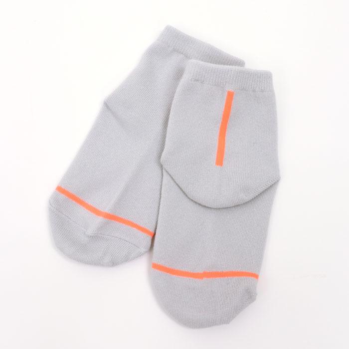 stample スタンプル 73140 ネオンカラー ショートソックス 3足組   滑り止め 靴下 キッズ 子供 わかいい おしゃれ ライン リブ 2025 春 夏 | stample | 10