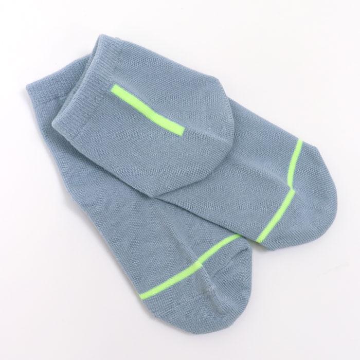 stample スタンプル 73140 ネオンカラー ショートソックス 3足組   滑り止め 靴下 キッズ 子供 わかいい おしゃれ ライン リブ 2025 春 夏 | stample | 11