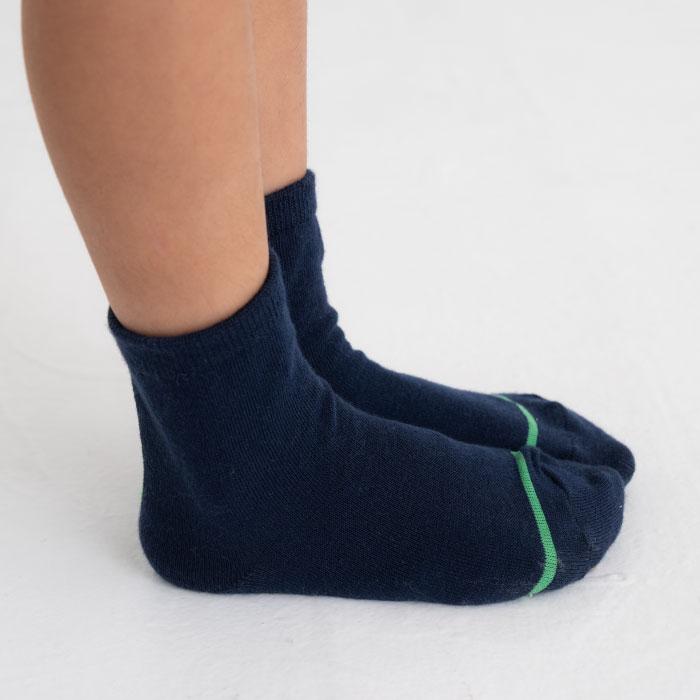 stample スタンプル 73140 ネオンカラー ショートソックス 3足組   滑り止め 靴下 キッズ 子供 わかいい おしゃれ ライン リブ 2025 春 夏 | stample | 06