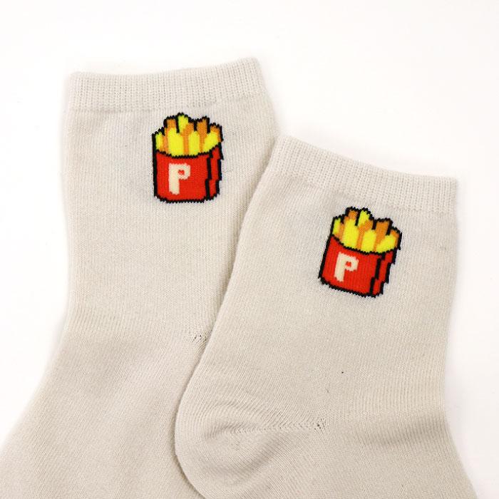 stample ワンポイントショートソックス 3足組 通学 個性的 靴下 スクールソックス | stample | 13