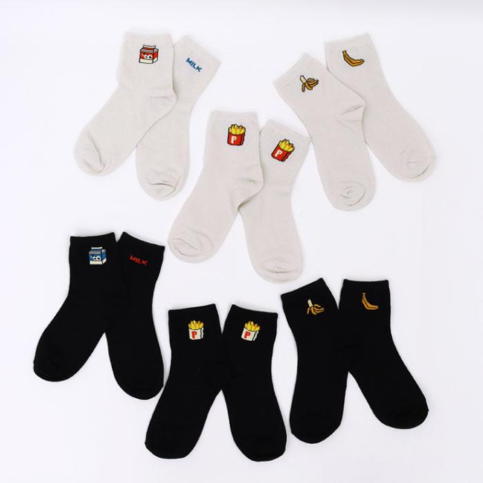 stample ワンポイントショートソックス 3足組 通学 個性的 靴下 スクールソックス | stample | 16