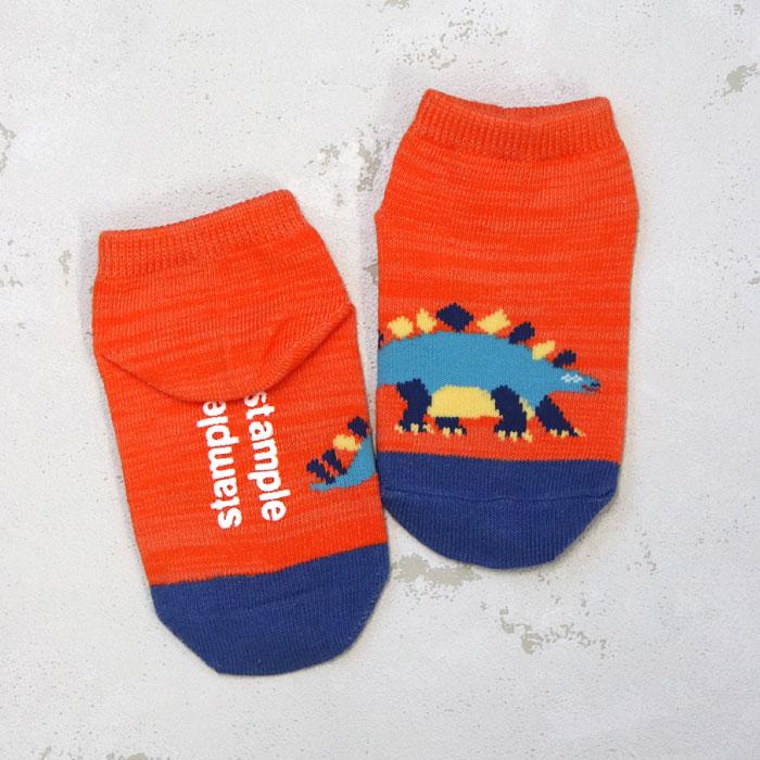stample スタンプル ゆるゆるダイナソー園児アンクル ソックス  3足組 73142キッズ 靴下 | stample | 12