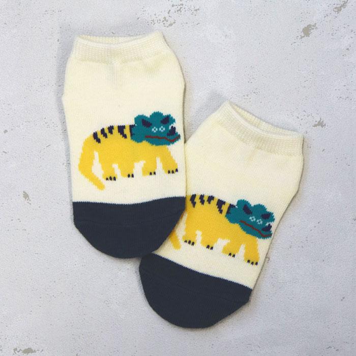stample スタンプル ゆるゆるダイナソー園児アンクル ソックス  3足組 73142キッズ 靴下 | stample | 13