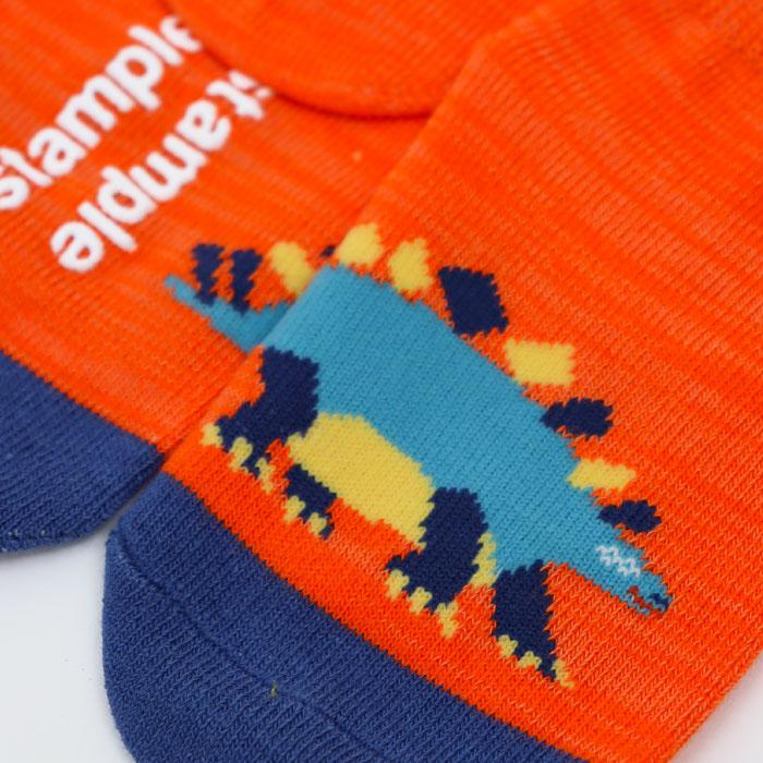stample スタンプル ゆるゆるダイナソー園児アンクル ソックス  3足組 73142キッズ 靴下 | stample | 08