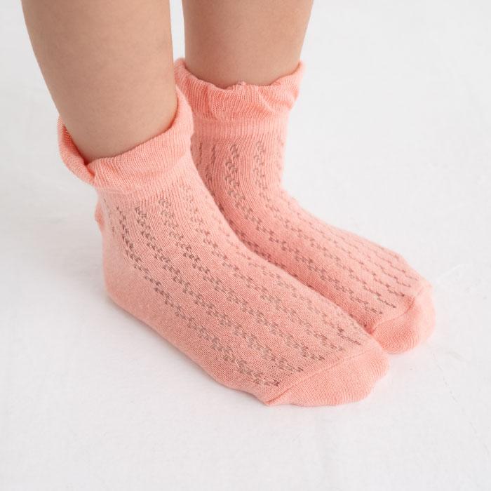 stample スタンプル 73146 レース編み アンクル ソックス  3足組 2025 春 夏 キッズ 靴下 フリル レース 女の子 カラフル | stample | 06