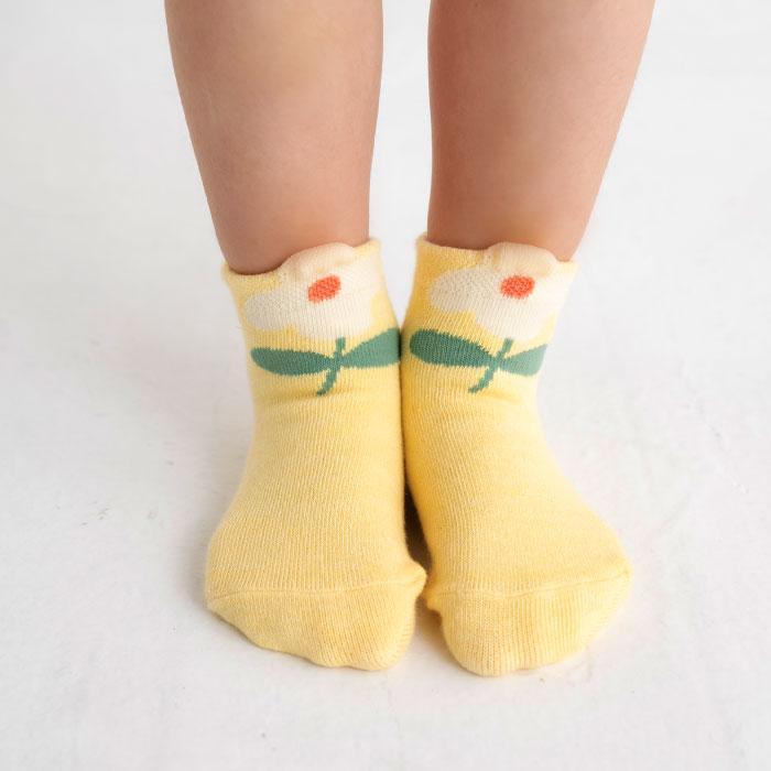 stample スタンプル ポッピンフラワー園児アンクル ソックス  3足組 73147 キッズ 靴下 | stample | 12
