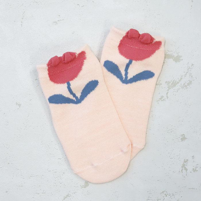 stample スタンプル ポッピンフラワー園児アンクル ソックス  3足組 73147 キッズ 靴下 | stample | 09