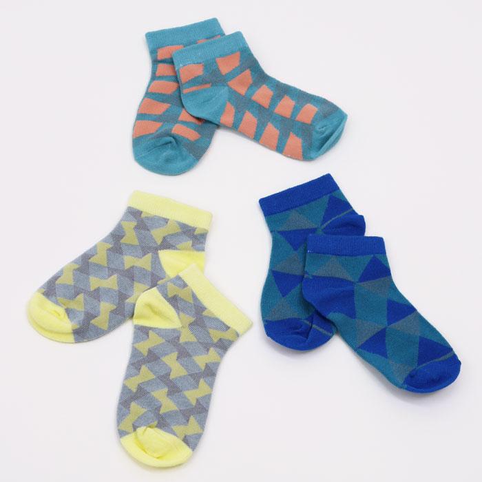 73149 stample スタンプル レクタングル アンクルソックス 靴下 キッズ ジュニア レディース 滑り止め 四角 | stample | 19