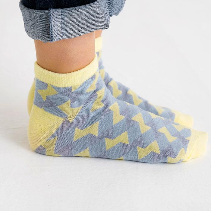 73149 stample スタンプル レクタングル アンクルソックス 靴下 キッズ ジュニア レディース 滑り止め 四角 | stample | 03