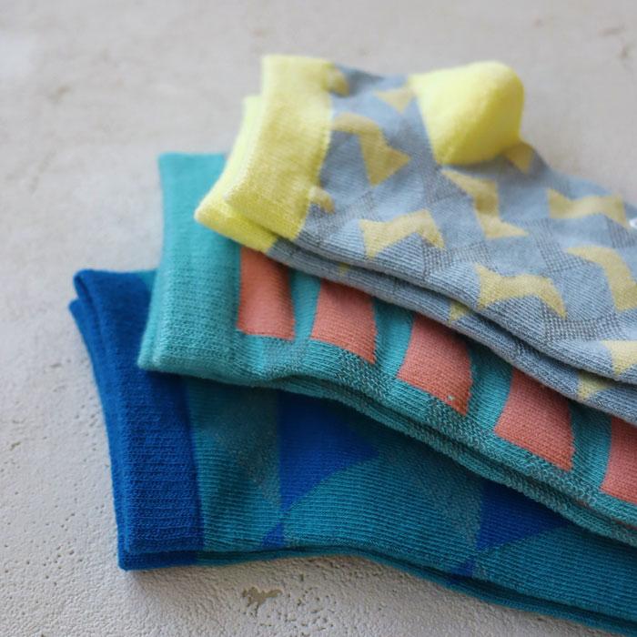 73149 stample スタンプル レクタングル アンクルソックス 靴下 キッズ ジュニア レディース 滑り止め 四角 | stample | 05