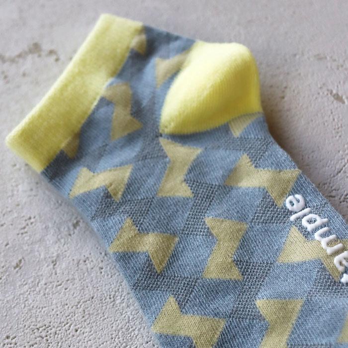 73149 stample スタンプル レクタングル アンクルソックス 靴下 キッズ ジュニア レディース 滑り止め 四角 | stample | 09
