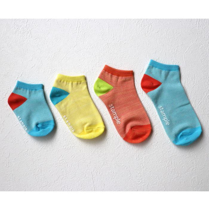stample スタンプル 73153 スーンボーダー アンクルソックス 靴下 キッズ ジュニア レディース 滑り止め セット | stample | 11