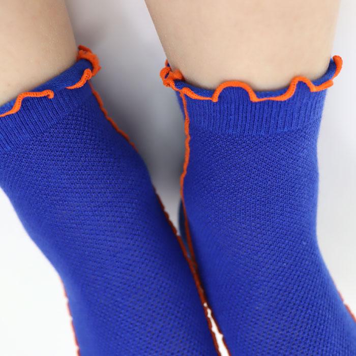 stample スタンプル 73155 メッシュ メロウ ライン ショートソックス 3足組   滑り止め 靴下 メッシュ フリル 2025 春 夏 | stample | 15