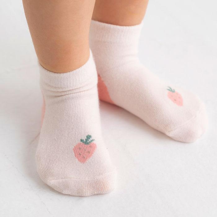 stample スタンプル フルーツ園児アンクル ソックス  3足組 73160 キッズ 靴下 | stample | 08