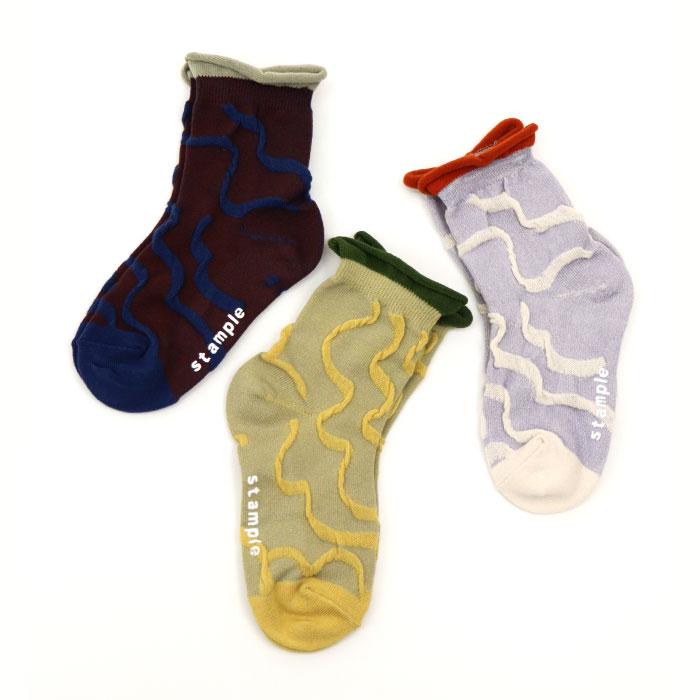 stample ブランチ ショートソックス 3足組 73264  靴下 くつ下 キッズ 子供 履きやすい かわいい おしゃれ | stample | 07