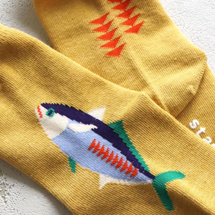 靴下 キッズ stample スタンプル おさかなクルーソックス 3足組 キッズ 靴下 73265 | stample | 11