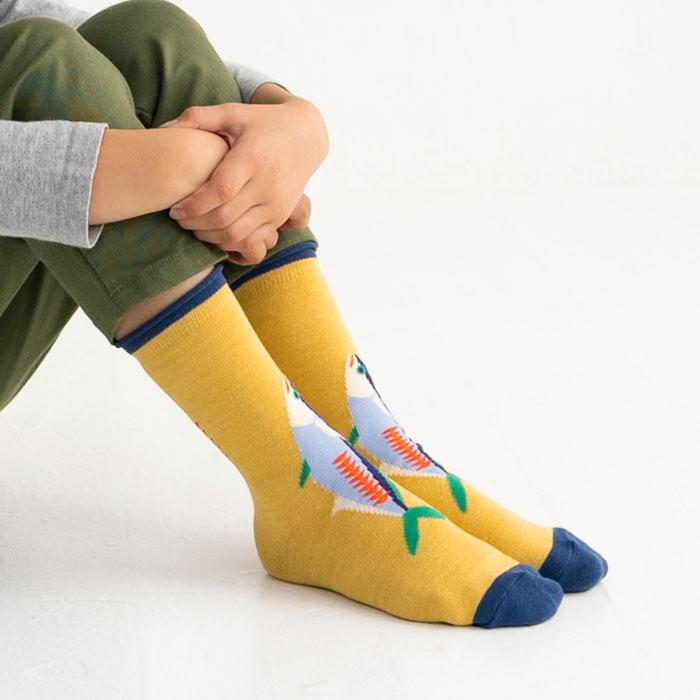 靴下 キッズ stample スタンプル おさかなクルーソックス 3足組 キッズ 靴下 73265 | stample | 13