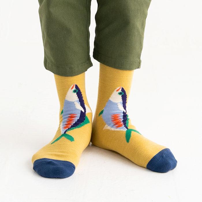 靴下 キッズ stample スタンプル おさかなクルーソックス 3足組 キッズ 靴下 73265 | stample | 05