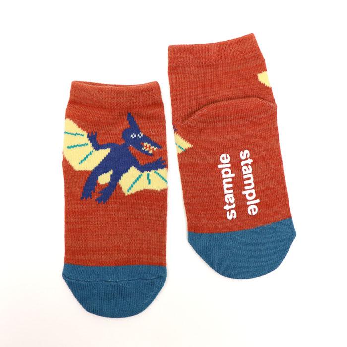 stample スタンプル ゆるゆるダイナソーII園児 ソックス  3足組 73270 キッズ 靴下 | stample | 12
