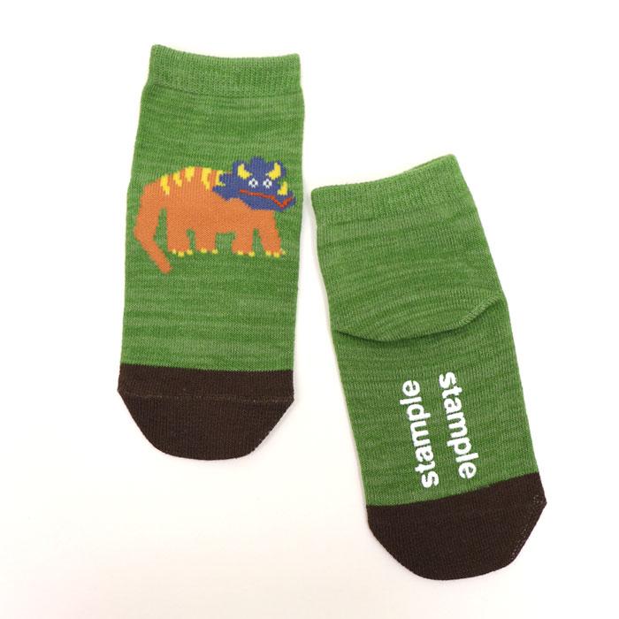 stample スタンプル ゆるゆるダイナソーII園児 ソックス  3足組 73270 キッズ 靴下 | stample | 13
