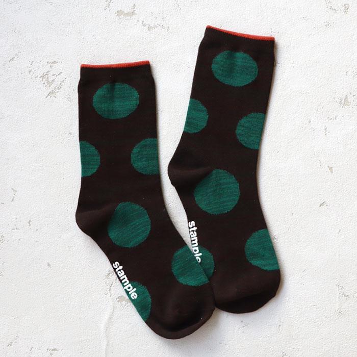 stample スタンプル ニュアンスドットクルーソックス 3足組 キッズ 靴下 目立つ靴下 運動会 73272 | stample | 11