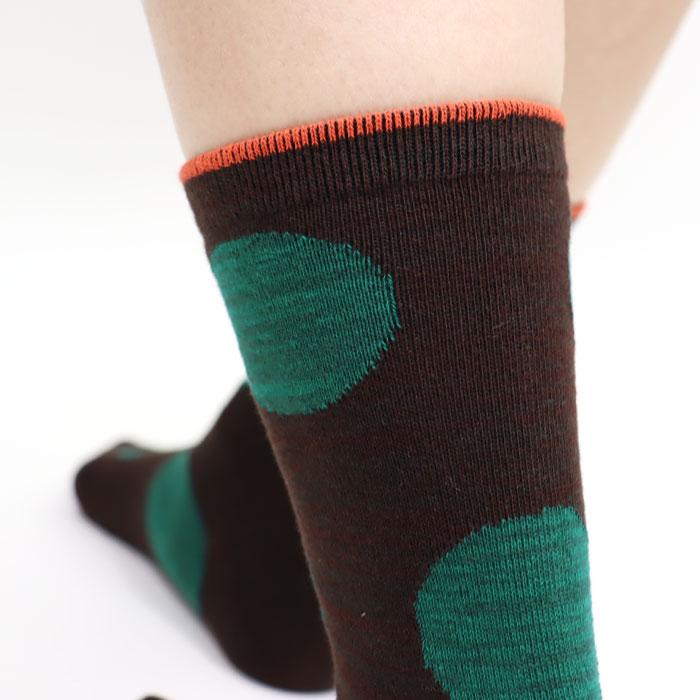 stample スタンプル ニュアンスドットクルーソックス 3足組 キッズ 靴下 目立つ靴下 運動会 73272 | stample | 12