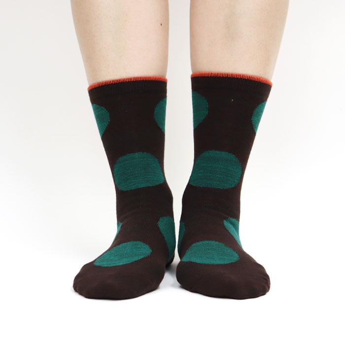 stample スタンプル ニュアンスドットクルーソックス 3足組 キッズ 靴下 目立つ靴下 運動会 73272 | stample | 19