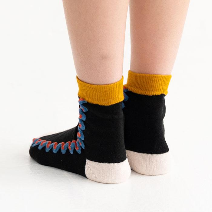 stample スタンプル 73275 コイル ショートソックス 3足組  くるくる 滑り止め 靴下 女の子 男の子 レディース | stample | 05