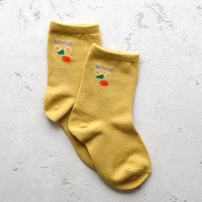 靴下 キッズ stample スタンプル ファニーフェイスクルーソックス 3足組 キッズ 靴下 73276 | stample | 14