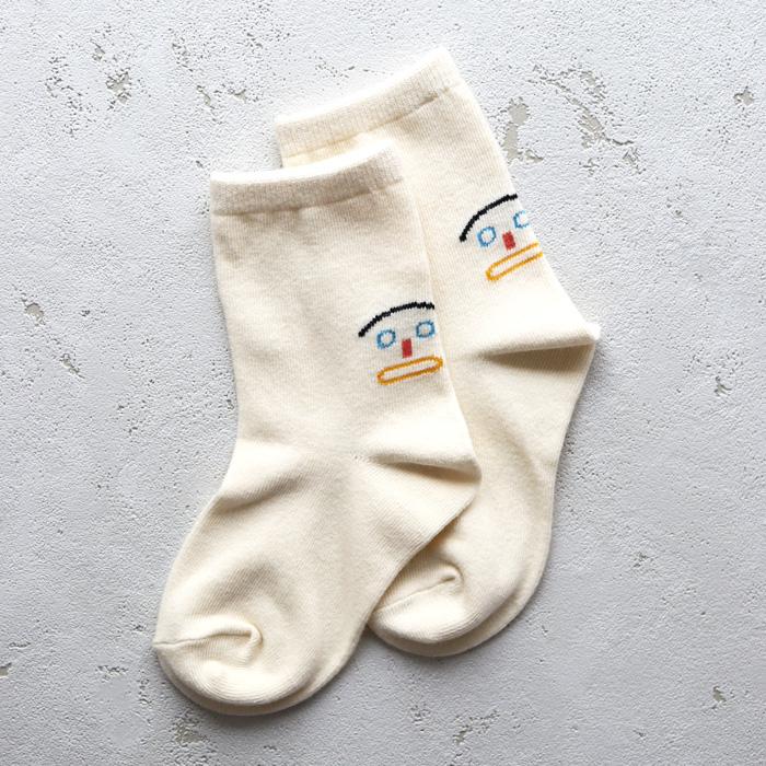 靴下 キッズ stample スタンプル ファニーフェイスクルーソックス 3足組 キッズ 靴下 73276 | stample | 15