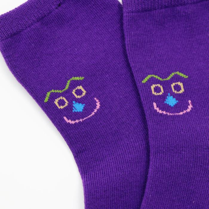 靴下 キッズ stample スタンプル ファニーフェイスクルーソックス 3足組 キッズ 靴下 73276 | stample | 08