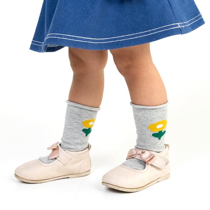 靴下 キッズ stample スタンプル バードハウスクルーソックス 3足組 キッズ 靴下 73278 | stample | 06