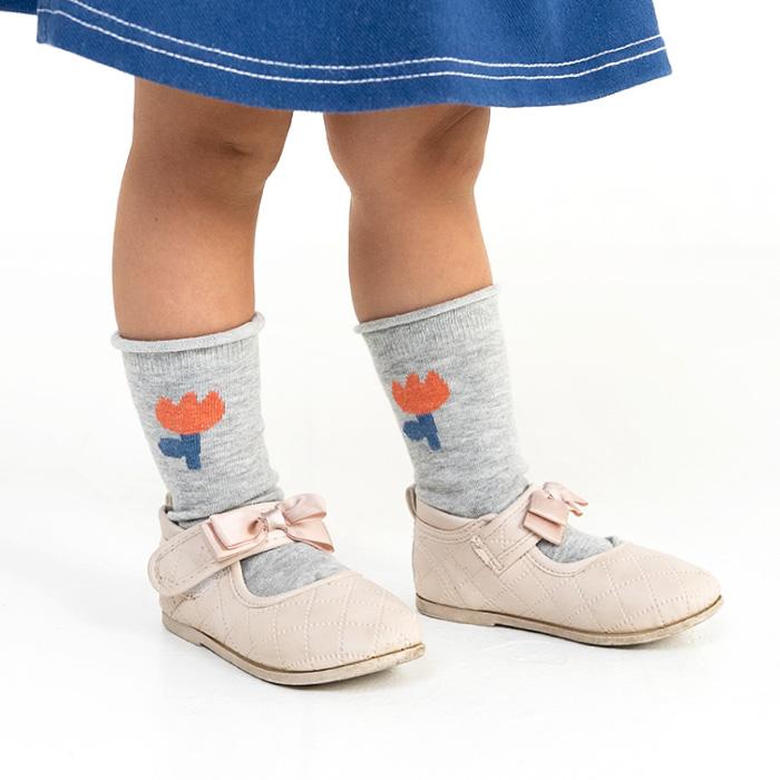 靴下 キッズ stample スタンプル バードハウスクルーソックス 3足組 キッズ 靴下 73278 | stample | 07