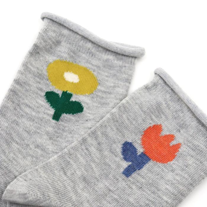 靴下 キッズ stample スタンプル バードハウスクルーソックス 3足組 キッズ 靴下 73278 | stample | 09