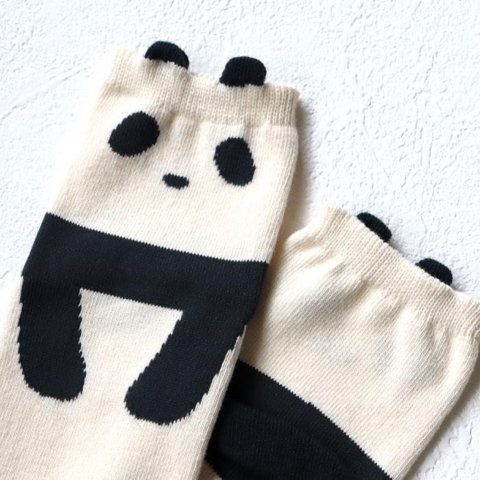 stample スタンプル 73280 パンダ ショートソックス 3足組  猫 滑り止め 靴下 女の子 男の子 レディース | stample | 10