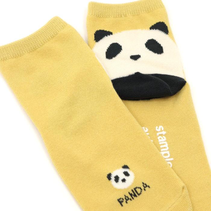 stample スタンプル 73280 パンダ ショートソックス 3足組  猫 滑り止め 靴下 女の子 男の子 レディース | stample | 12