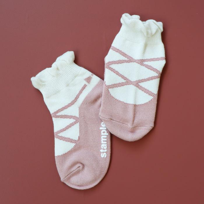 stample スタンプル バレエシューズ園児ソックス  3足組 73281 キッズ 靴下 | stample | 16