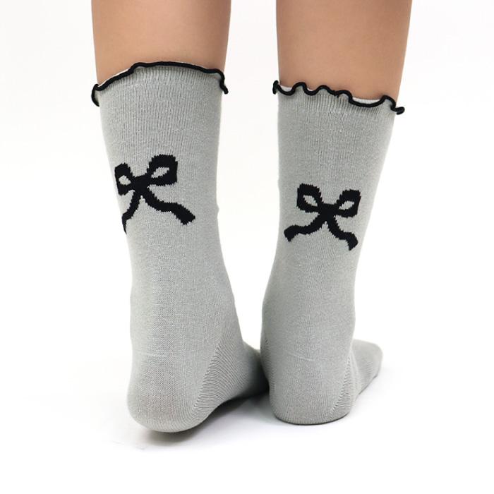 stample スタンプル  リボンリボンクルーソックス 3足組 靴下 ジュニア レディース 73282 おしゃれ | stample | 14