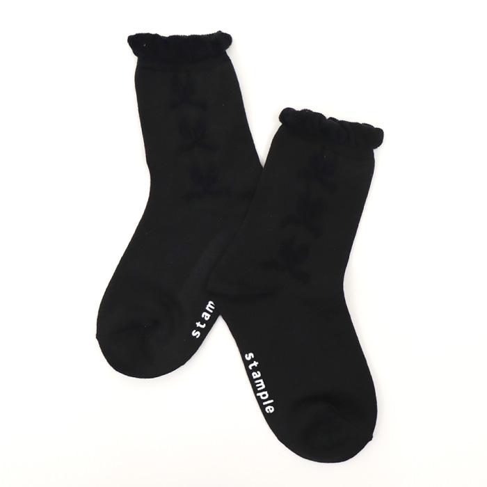 stample スタンプル  リボンリボンクルーソックス 3足組 靴下 ジュニア レディース 73282 おしゃれ | stample | 18