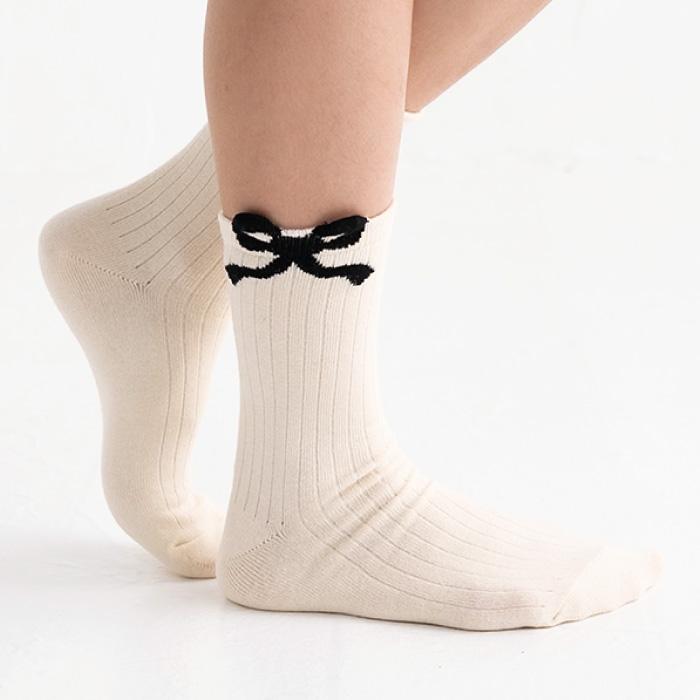 stample スタンプル  リボンリボンクルーソックス 3足組 靴下 ジュニア レディース 73282 おしゃれ | stample | 05