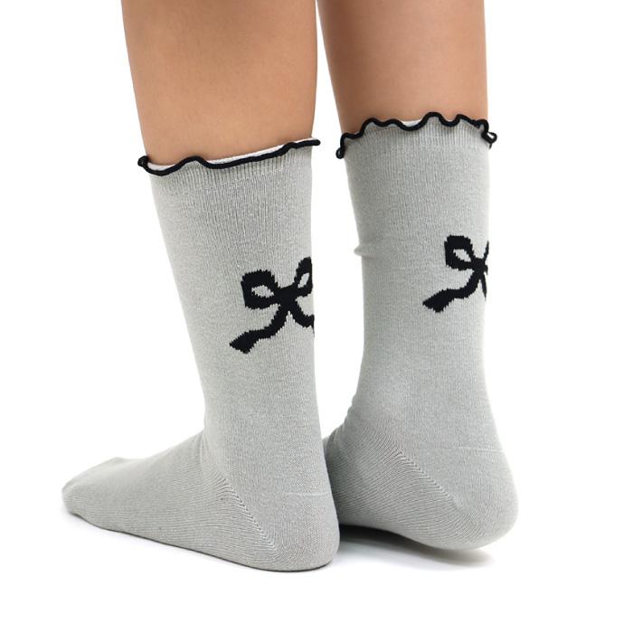 stample スタンプル  リボンリボンクルーソックス 3足組 靴下 ジュニア レディース 73282 おしゃれ | stample | 06