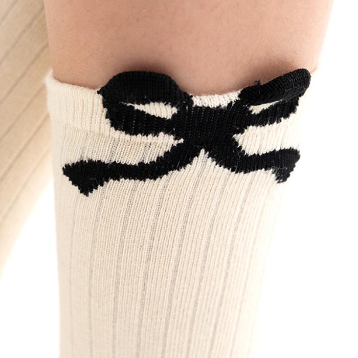 stample スタンプル  リボンリボンクルーソックス 3足組 靴下 ジュニア レディース 73282 おしゃれ | stample | 08