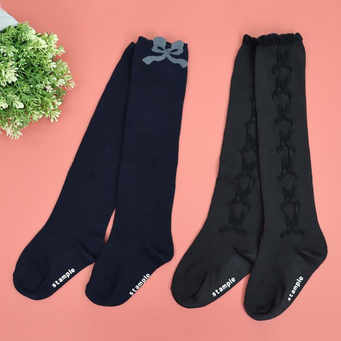 stample スタンプル リボンリボン ニーハイ ソックス 卒業式 入学式 フォーマル 発表会 女の子 通学 可愛い 73283 | stample | 03